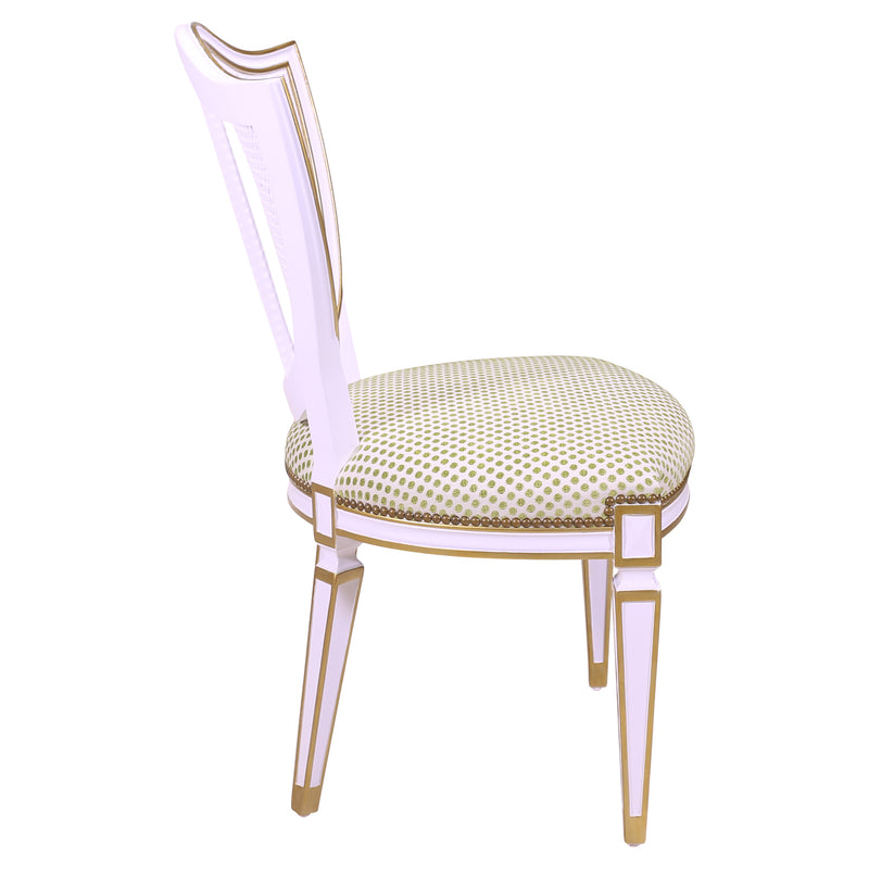 LOUIS XVI SHIELD BACK SIDE CHAIR