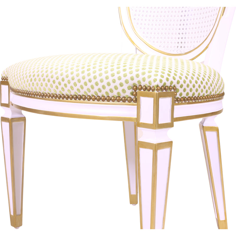 LOUIS XVI SHIELD BACK SIDE CHAIR