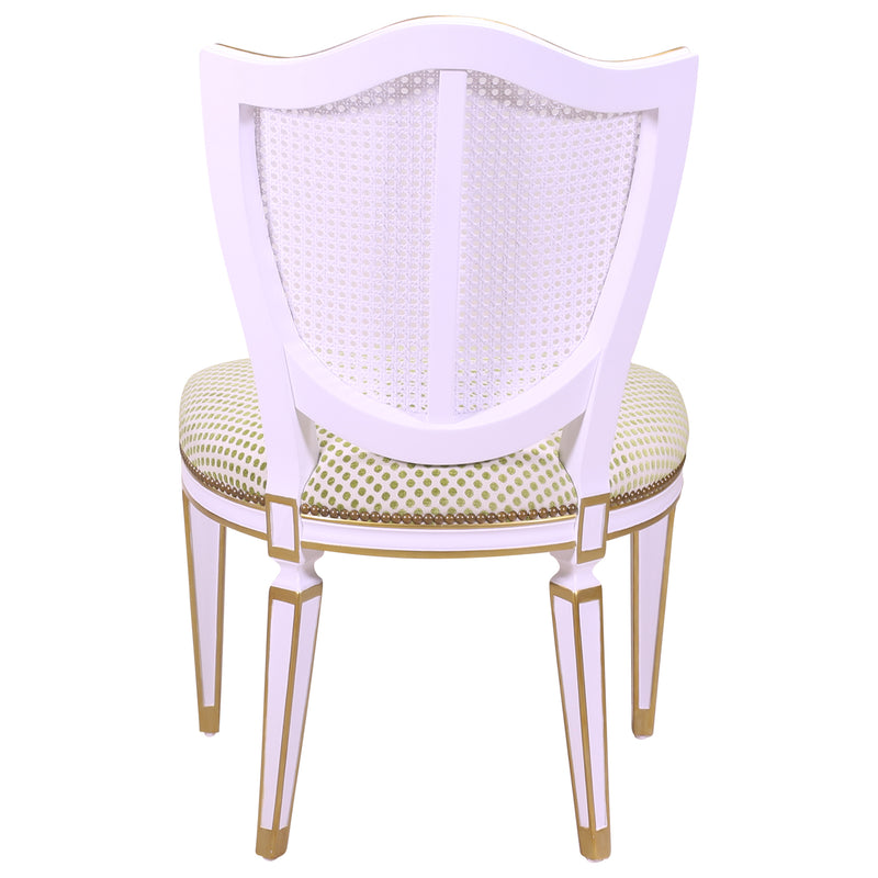 LOUIS XVI SHIELD BACK SIDE CHAIR