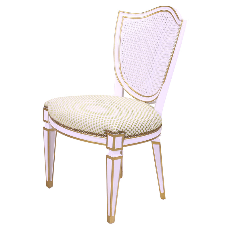 LOUIS XVI SHIELD BACK SIDE CHAIR